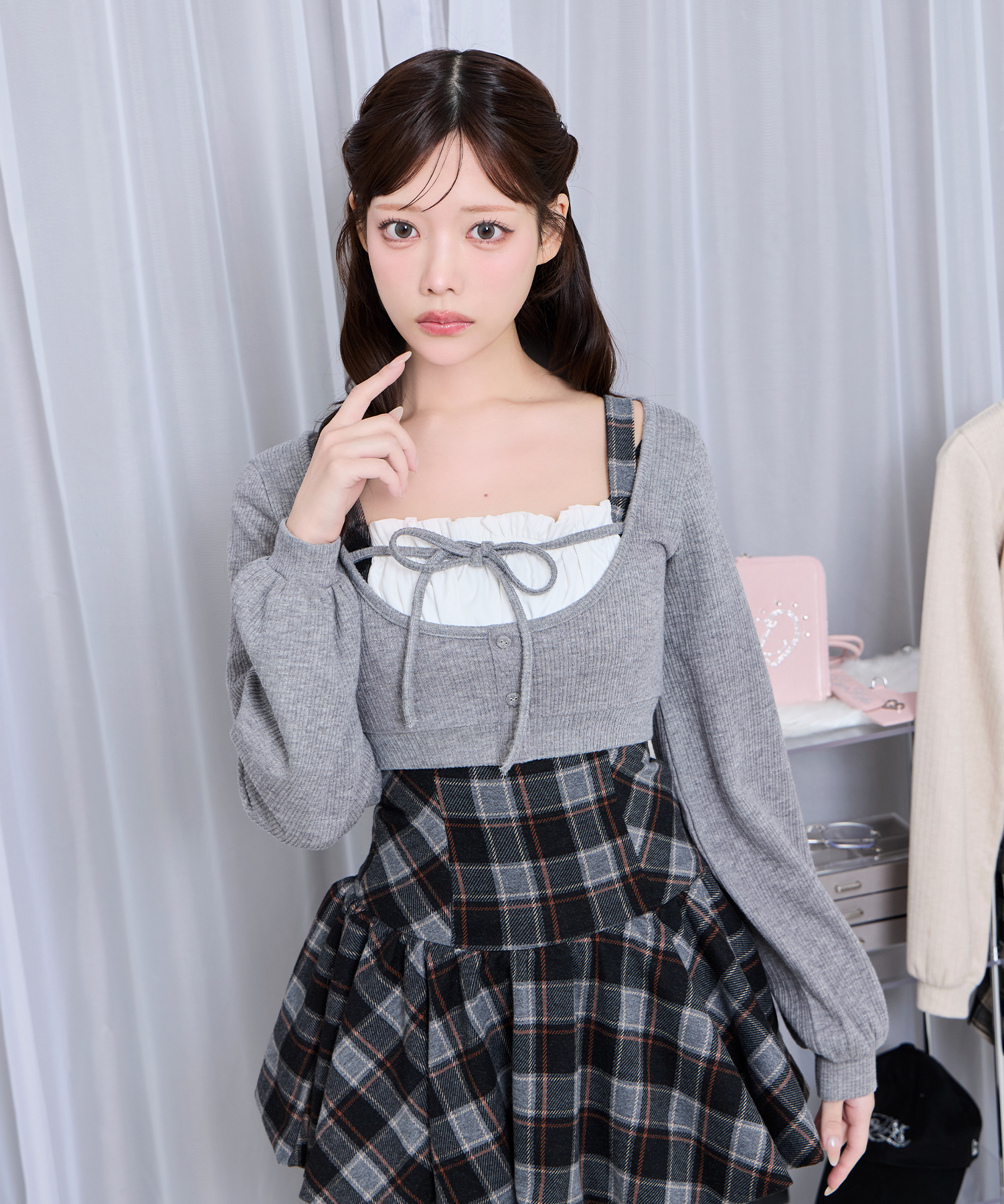ボレロセットバルーンワンピース / ブラック