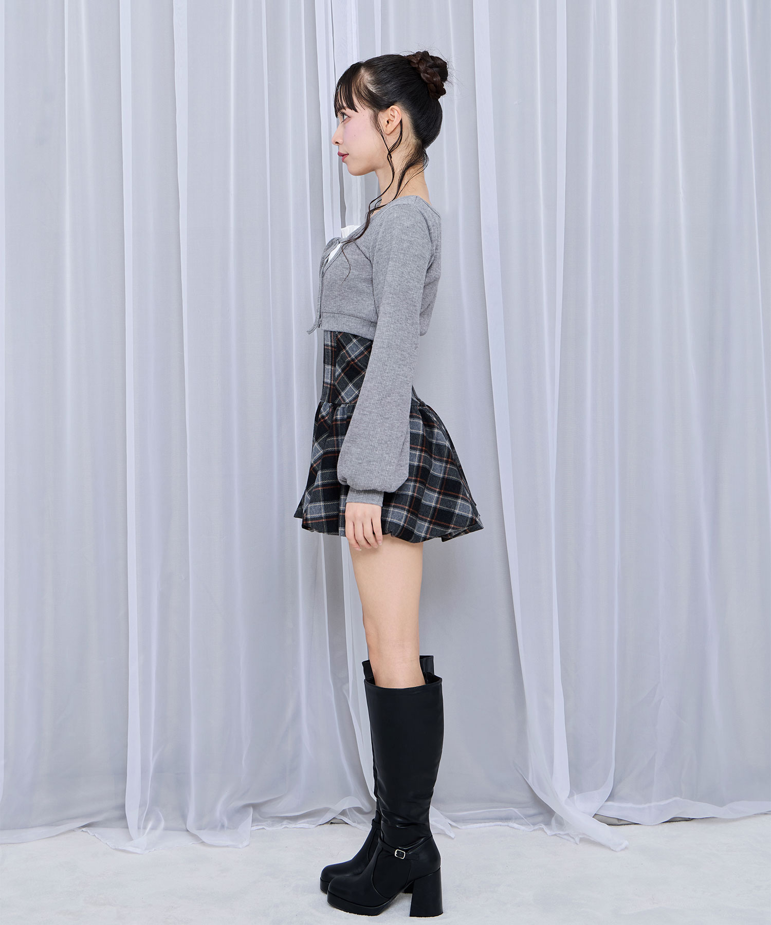 ボレロセットバルーンワンピース / ブラック