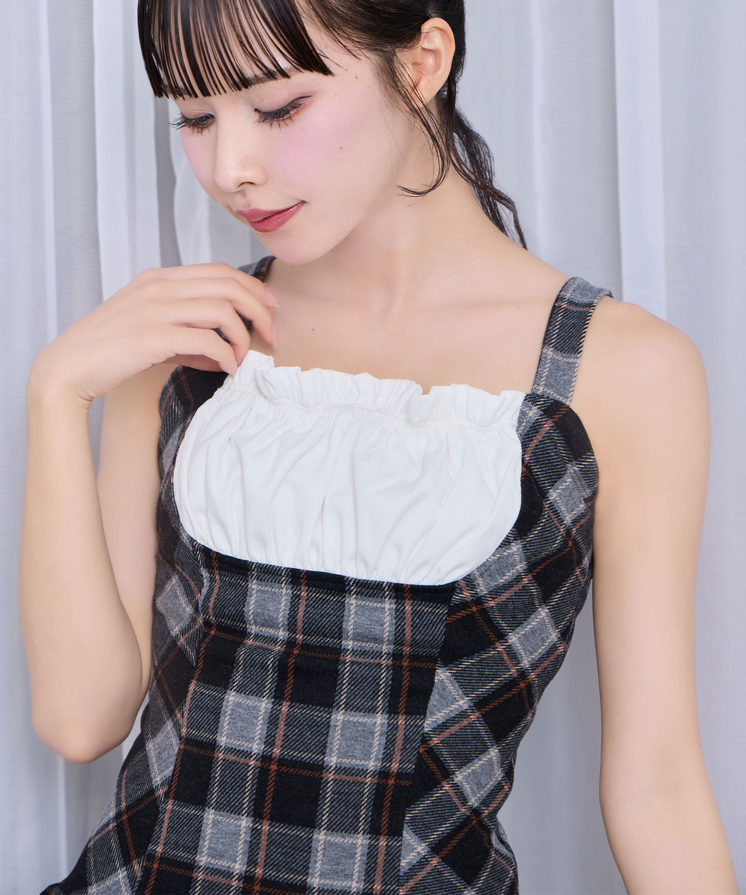 ボレロセットバルーンワンピース / ブラック
