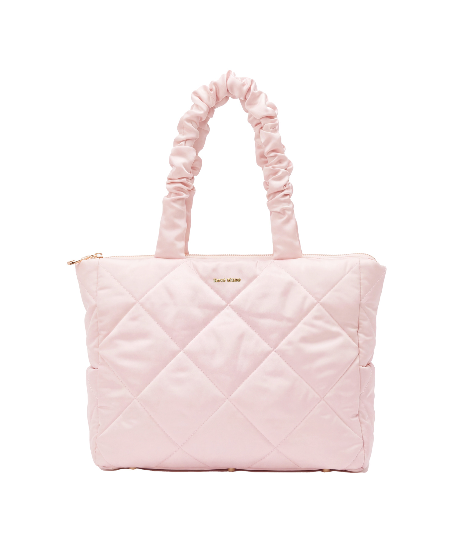 Satin quilting big tote – BUNNY APARTMENT