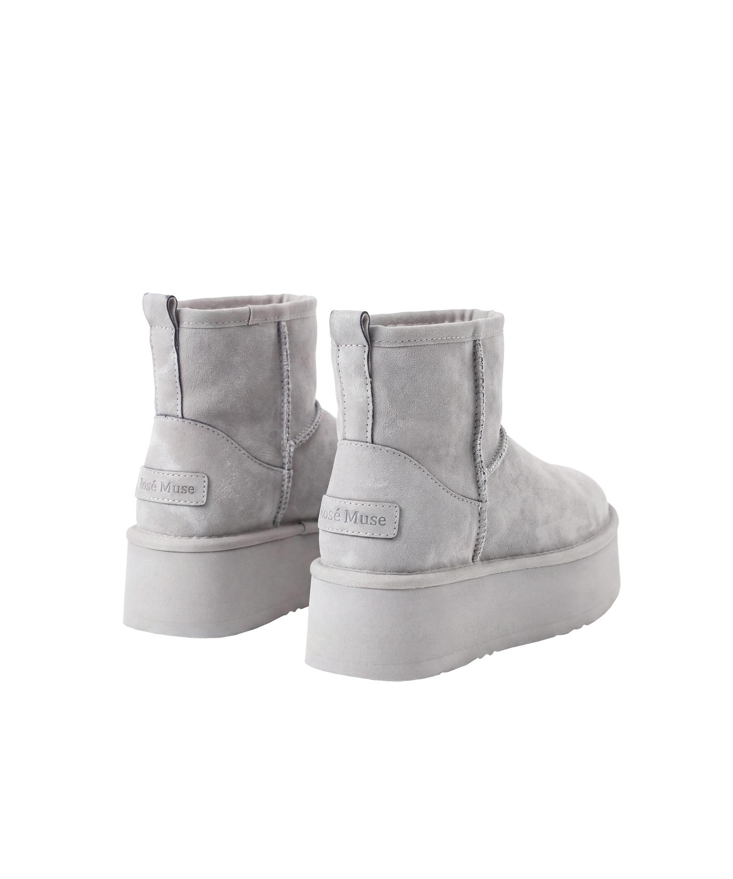 Poodle fur cover boots
