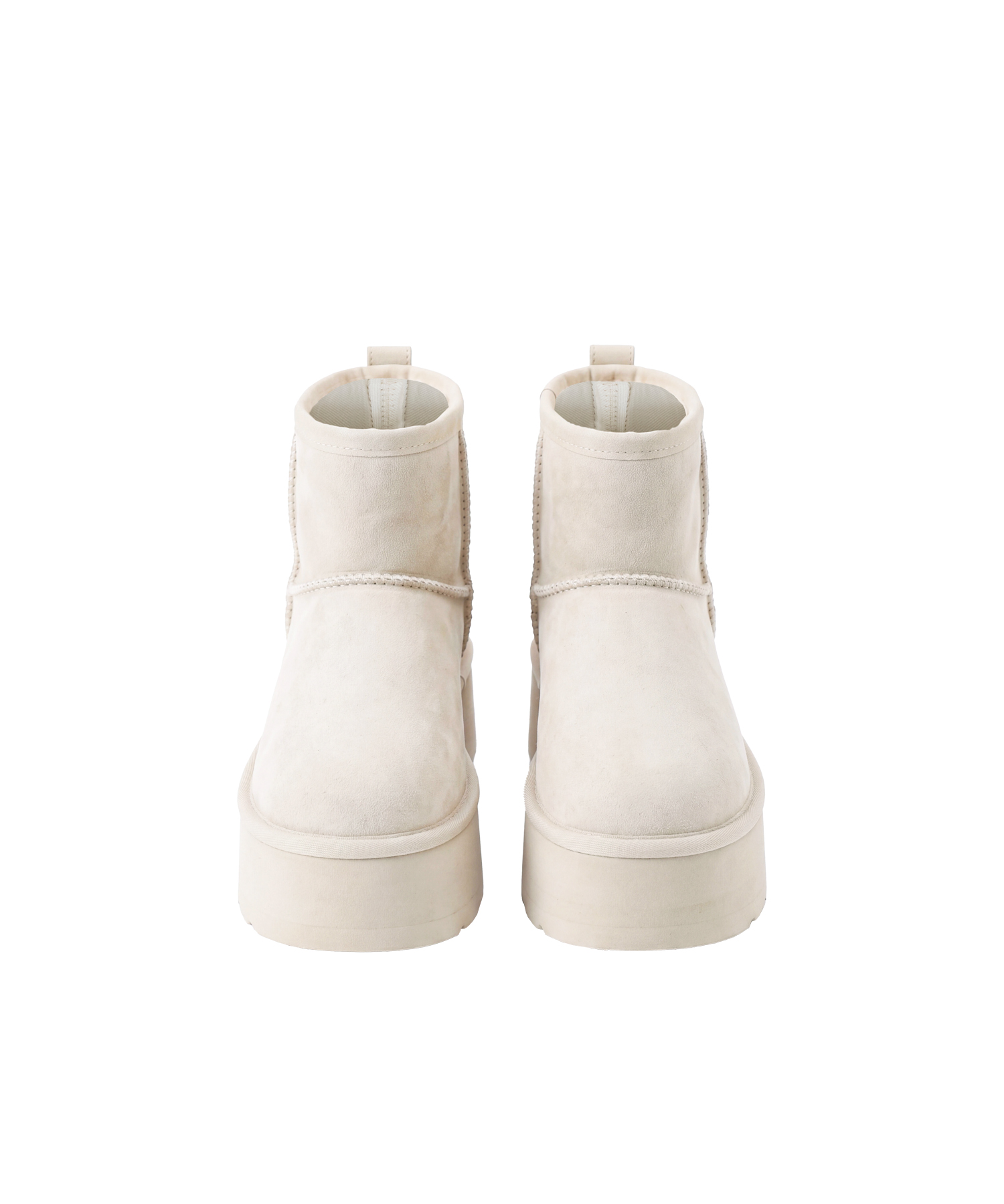 Poodle fur cover boots
