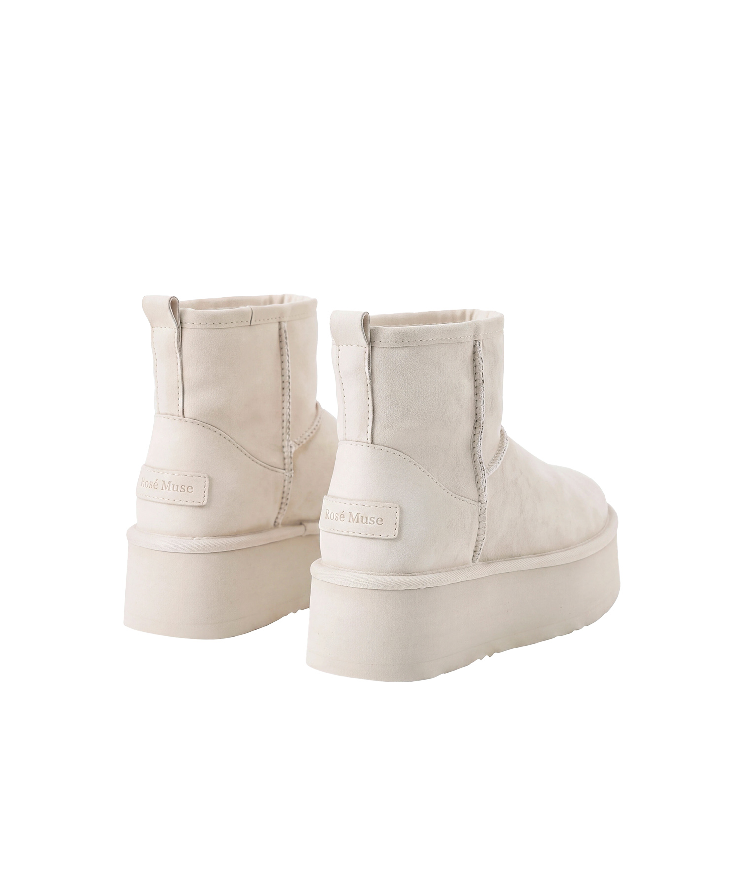 Poodle fur cover boots