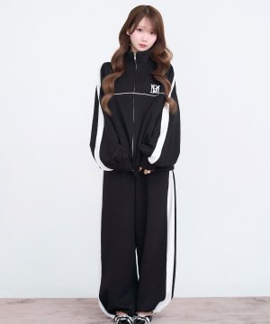 Line jersey pants