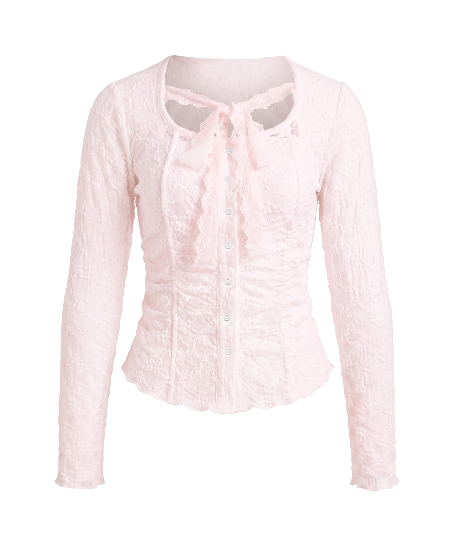 Gathered Lace Top with bandeau