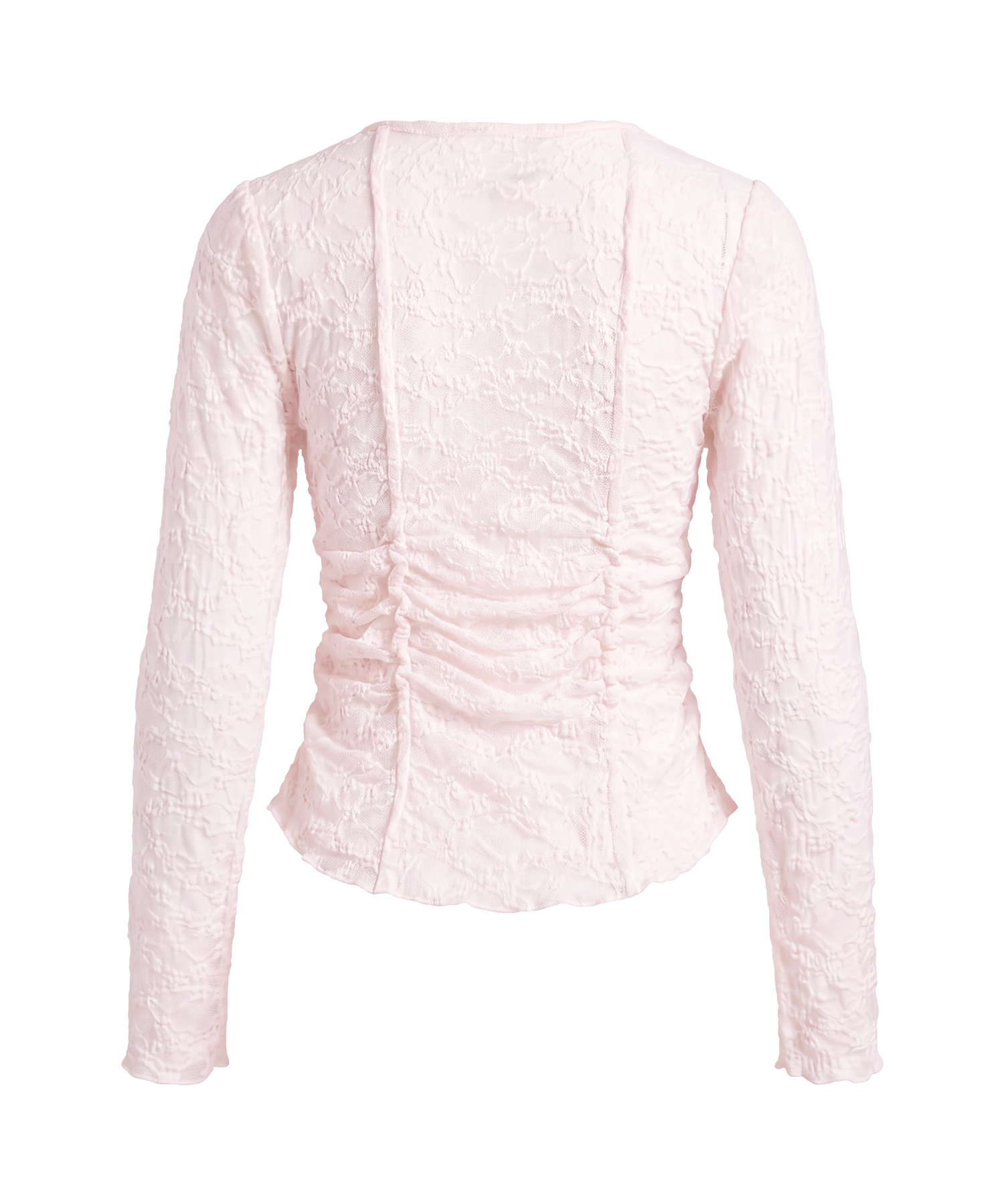 Gathered Lace Top with bandeau