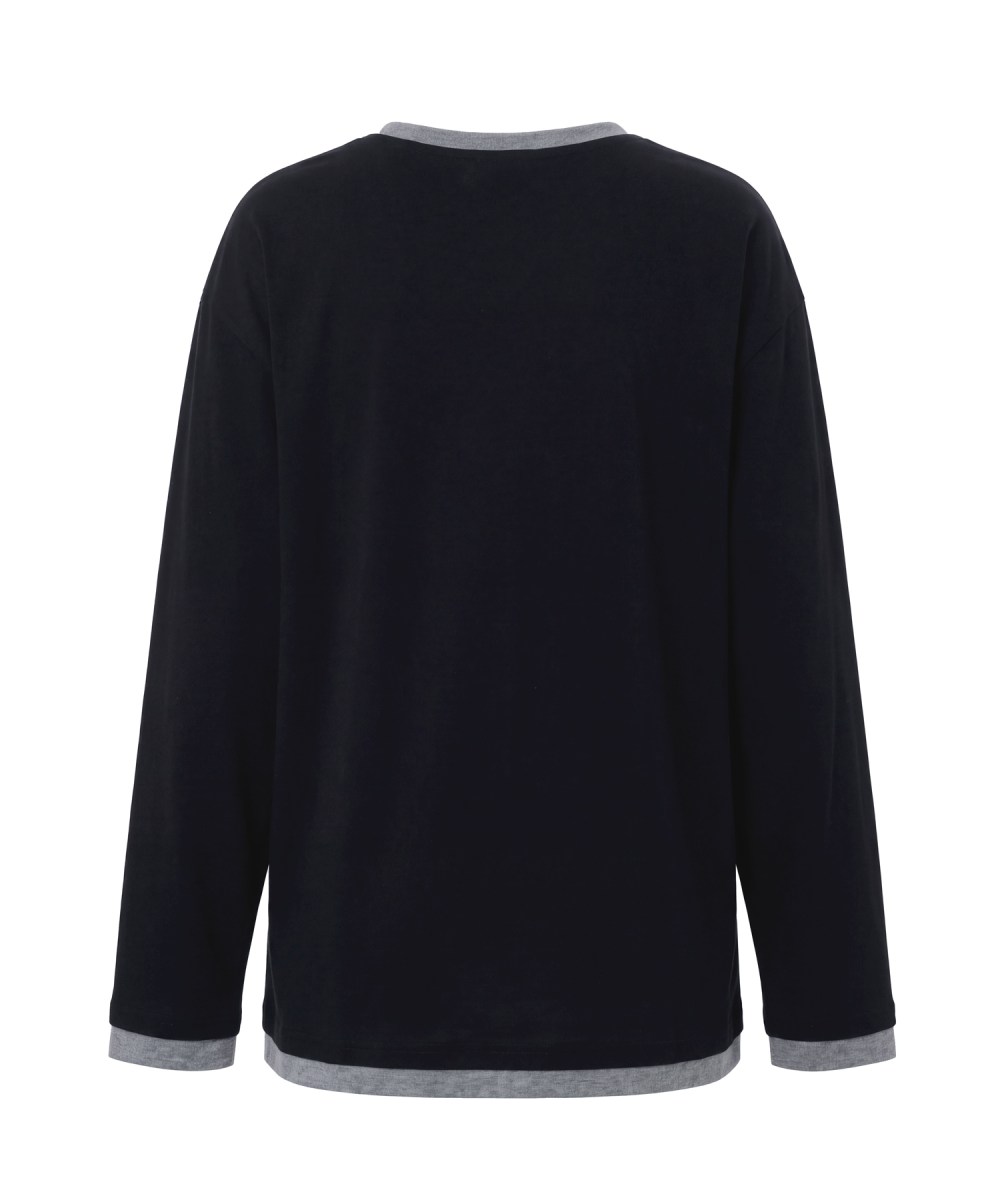 Long Single Roses Layered long sleeve-T – BUNNY APARTMENT