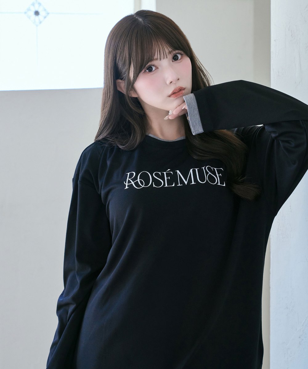 Long Single Roses Layered long sleeve-T – BUNNY APARTMENT
