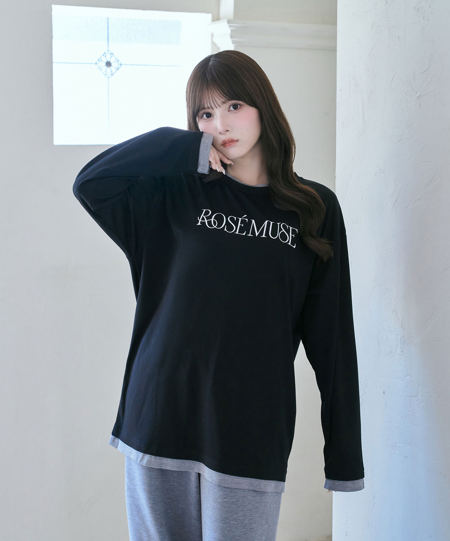 Layered long sleeve-T