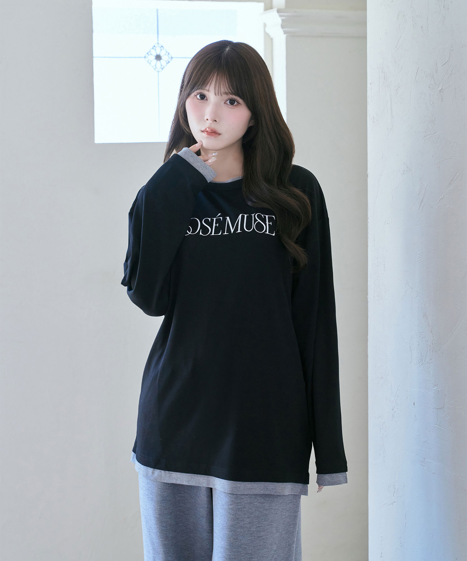 Layered long sleeve-T
