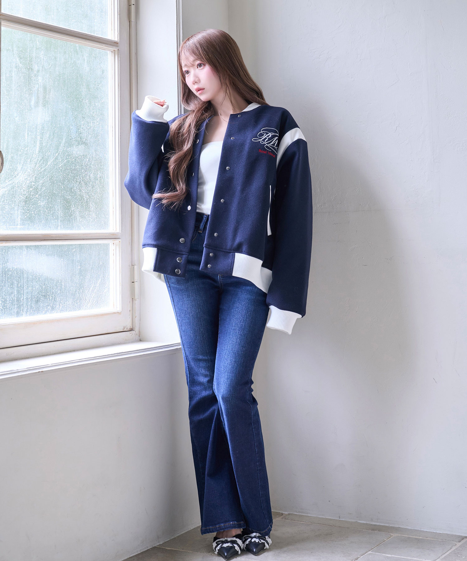 Embroidery stadium jumper