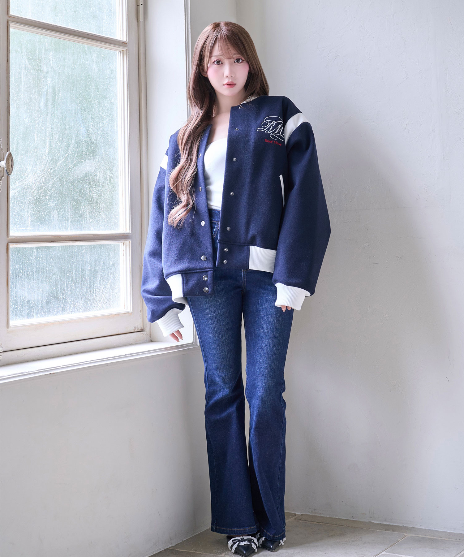 Embroidery stadium jumper