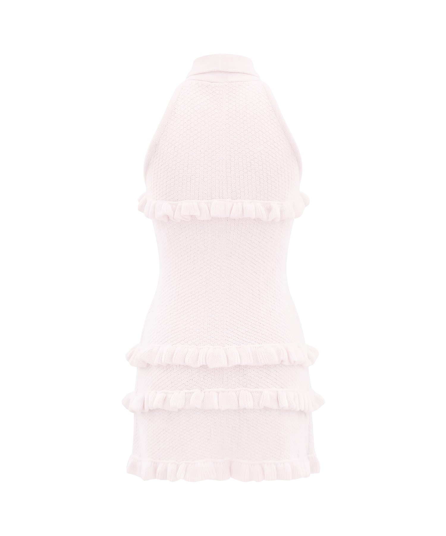 Many frills mini knit o/p set