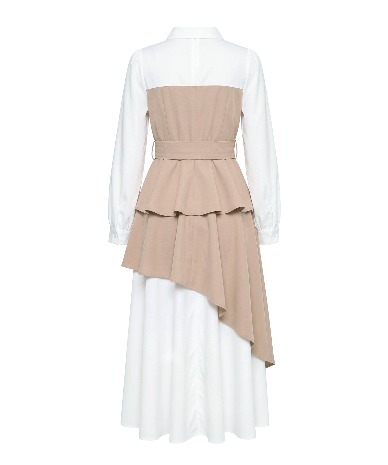 Shirt layering style dress