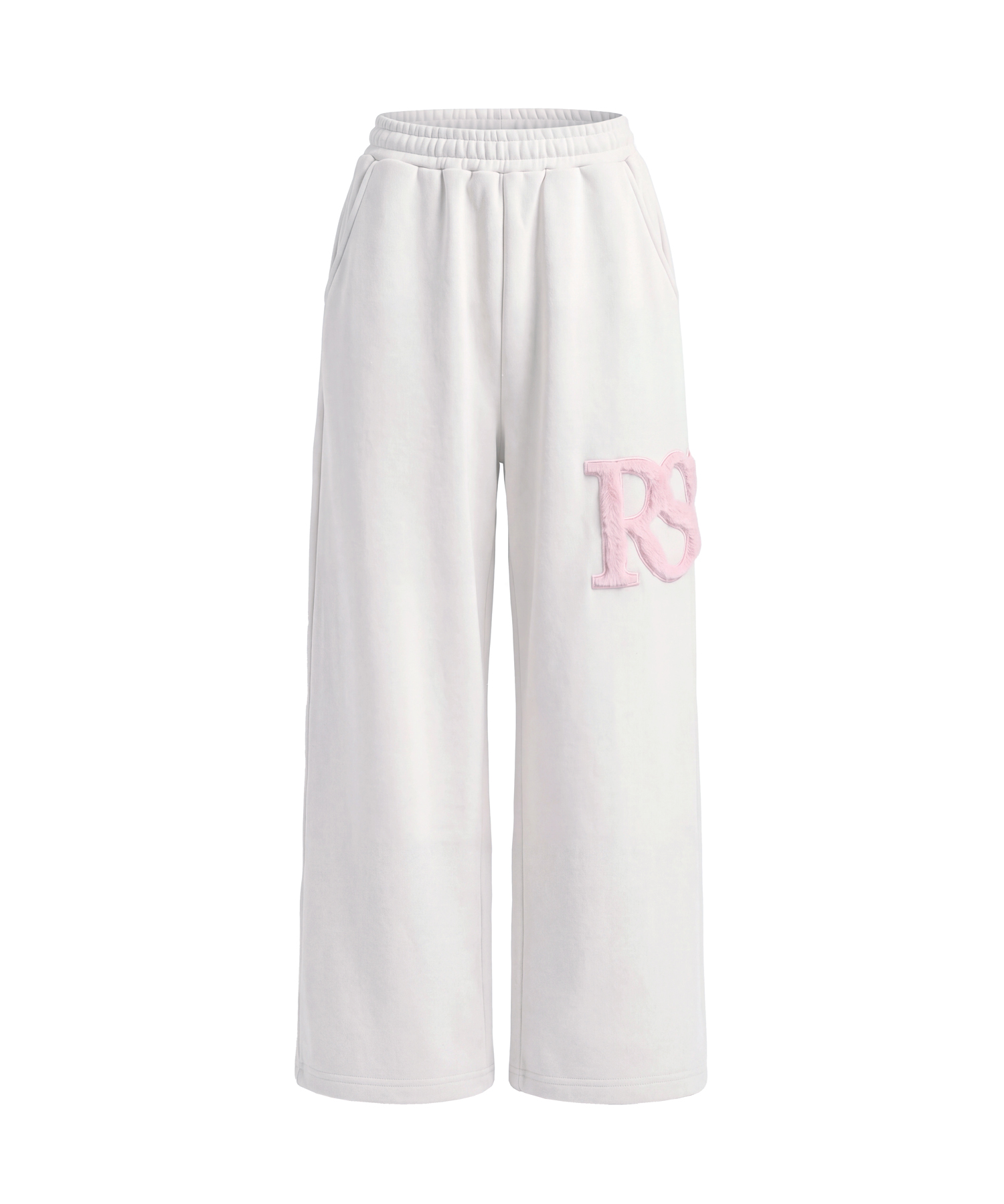 Fur logo sweat pants