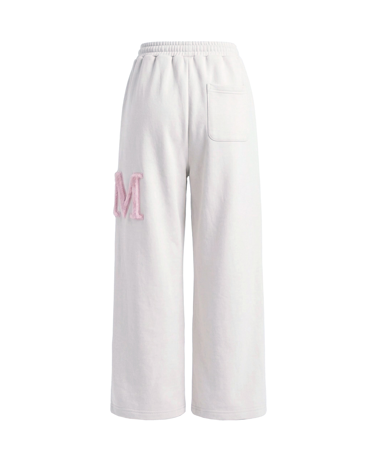 Fur logo sweat pants