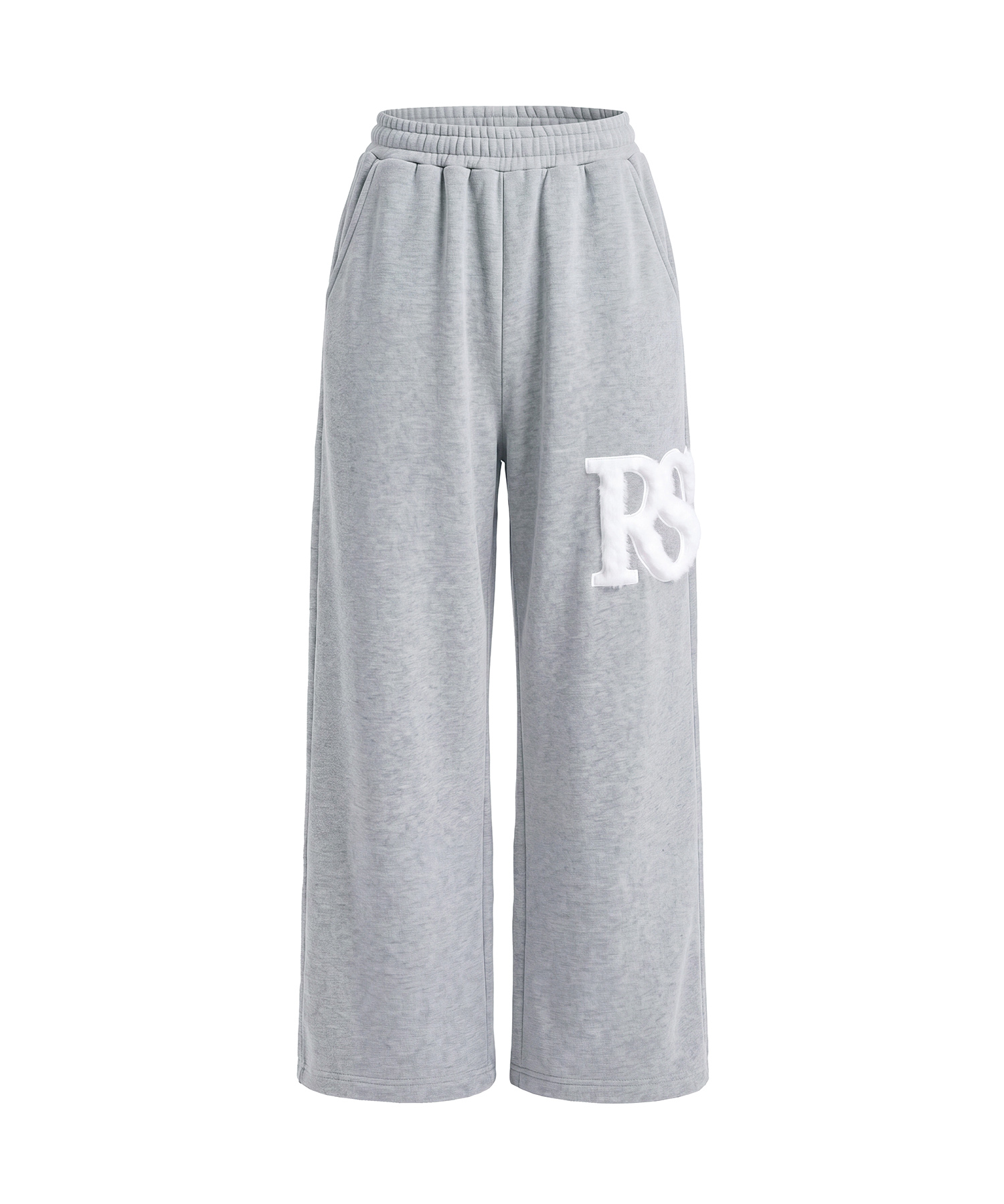 Fur logo sweat pants