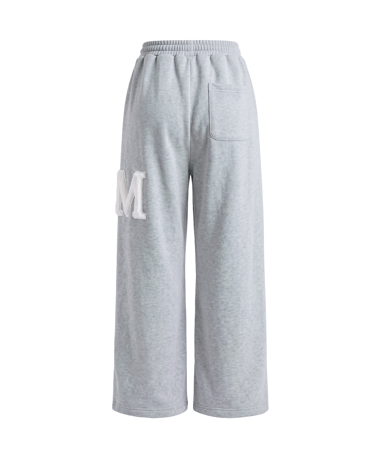 Fur logo sweat pants